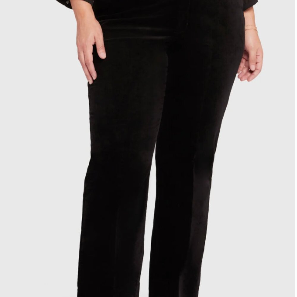 NYDJ Straight Leg Velveteen Trouser Pants 18W
